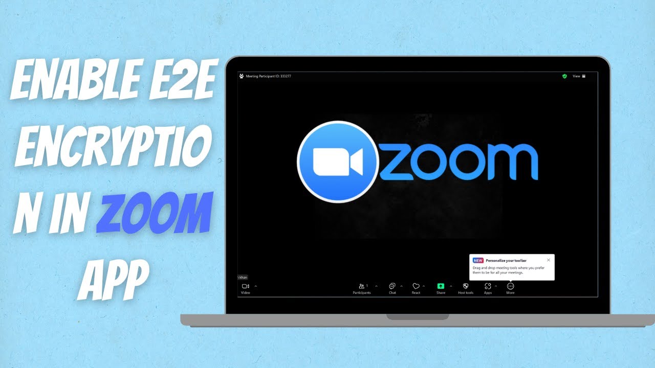 How to Enable End-to-End Encryption in Zoom for Security - YouTube