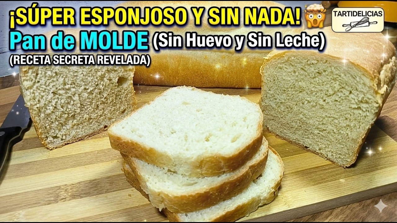 🍞 PAN INCREÍBLE SIN HUEVO SIN LECHE, Lo Que los Panaderos NO te Dicen