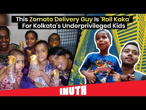Meet "Roll Kaka" Who Feeds Kolkata's Underprivileged Kids