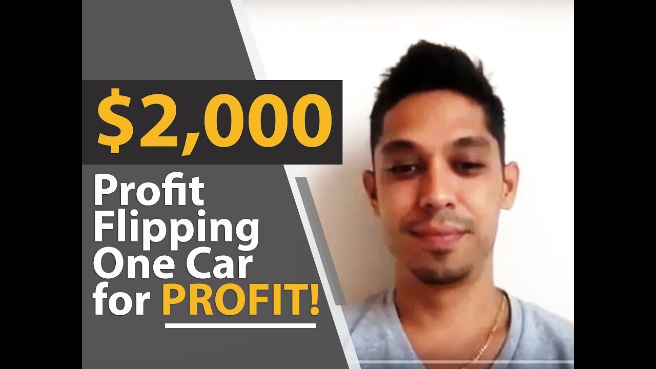 How To Easily Make 2,000 Flipping One Car for Profit! YouTube