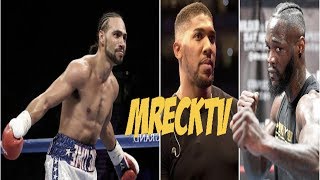 Keith Thurman Impersonates Wilder Knocking Out Joshua & Fury (Very Hilarious)|M.Reck Exclusive