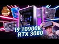 Живая сборка ПК 300К Intel I9 10900K / RTX 3080 /Asus ROG STRIX HELIOS