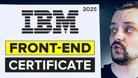 IBM Frontend Developer Professional Certificate - Review 2025 (Coursera Review)