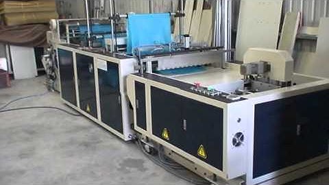 MSE-1000/3F - Flat bags/ garbage bags making machine with 3 fold device