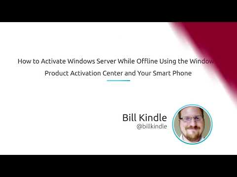 How To Activate An Offline Windows Server Using The Windows Product Activation Center