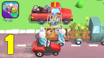 Just Mowing - Part 1 Level 1-5 Stickman Mowing - Gameplay Walkthrough