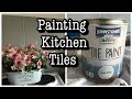 PAINTING KITCHEN TILES with johnstones tile paint