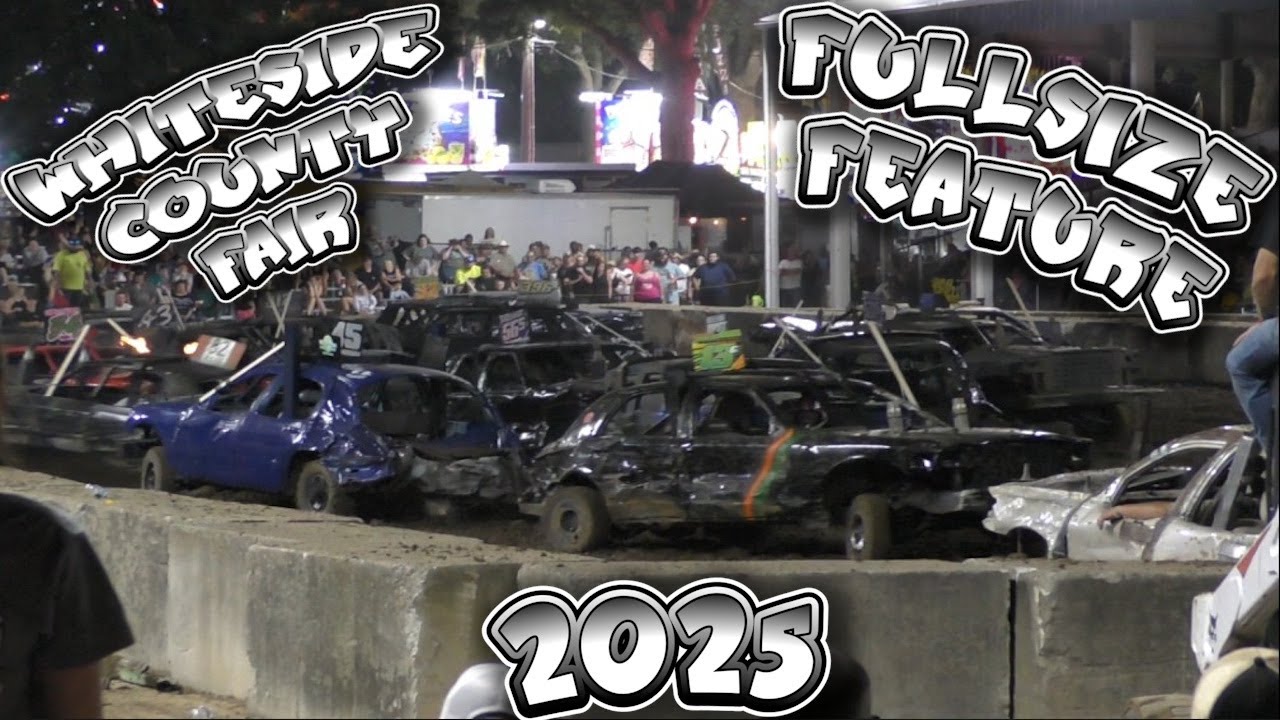 FULLSIZE FEATURE WHITESIDE COUNTY FAIR DEMOLITION DERBY 2025