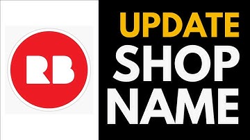 Redbubble: How To Edit Your Shop Name