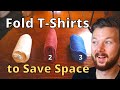 3 Clever Ways to Fold T-Shirts (and Save Space)
