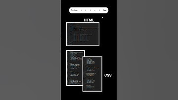 how to create pagination using HTML and CSS  #html  #css #shorts