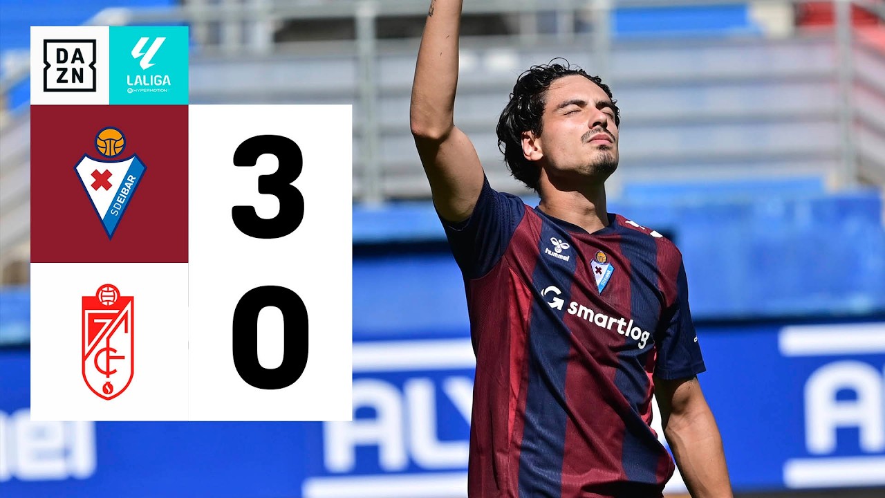 Resumen: SD Eibar vs Granada CF (3-0) | Resumen | Highlights LALIGA HYPERMOTION