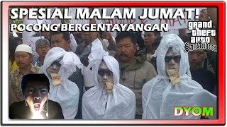 Download lagu SPESIAL MALAM JUMAT!!!!! POCONG BERGENTAYANGAN | DYOM | GTA EXTREME INDONESIA