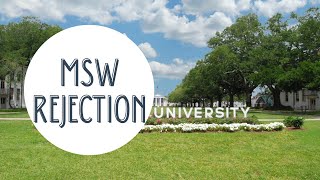 So You Didn't Get Into An MSW Program: Now What?
