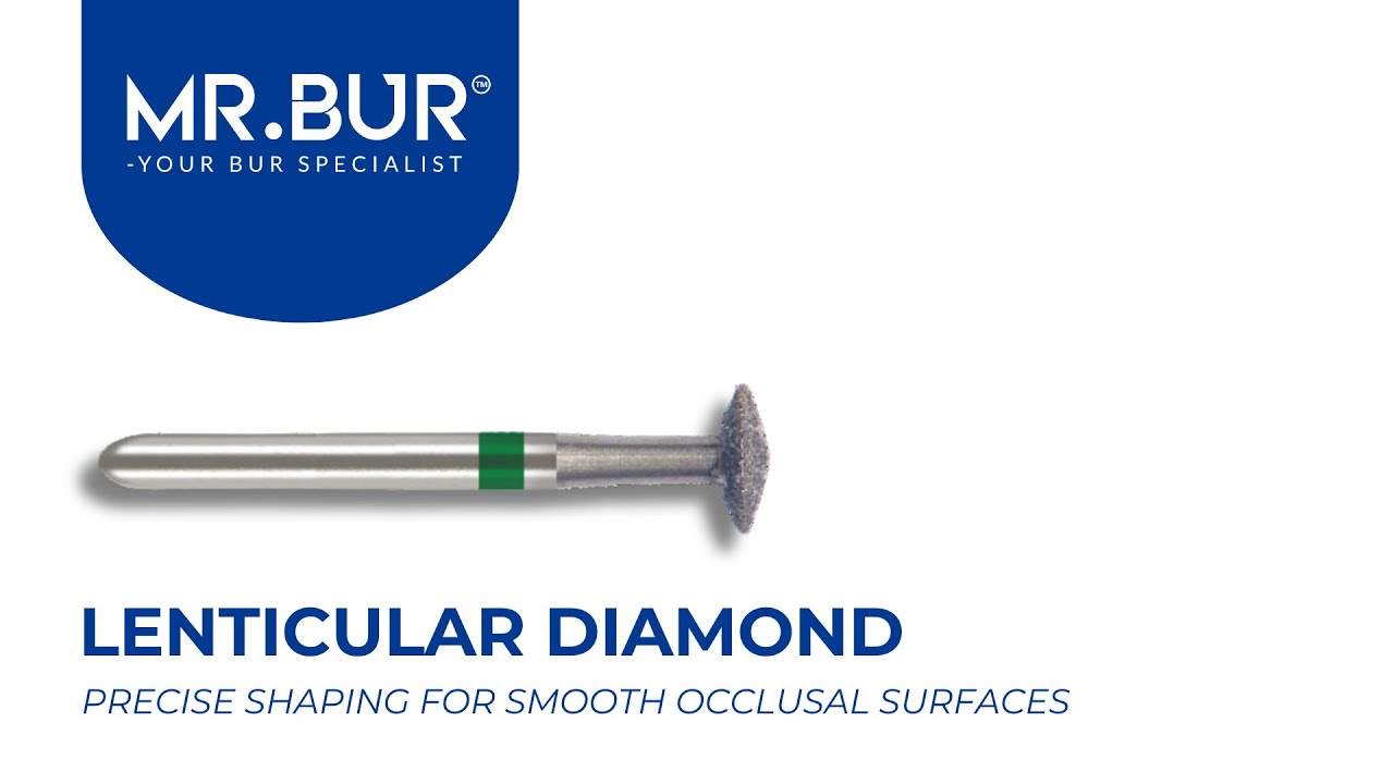 ISO 825 Occlusal Surface Reduction Lenticular Coarse Diamond Bur FG | MR.BUR
