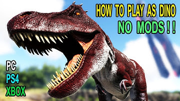 Ark Play As Dino On Console!! Ark Survival Evolved How To Play As A Dino