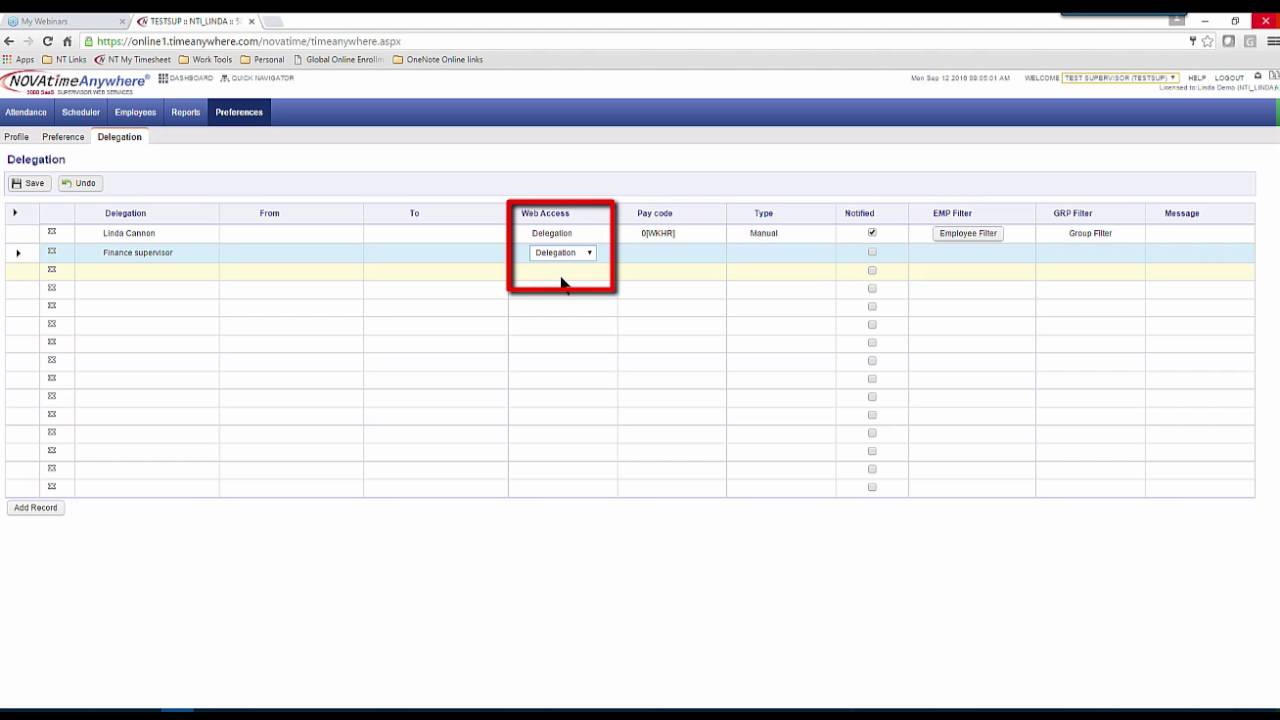 Delegation for Supervisors