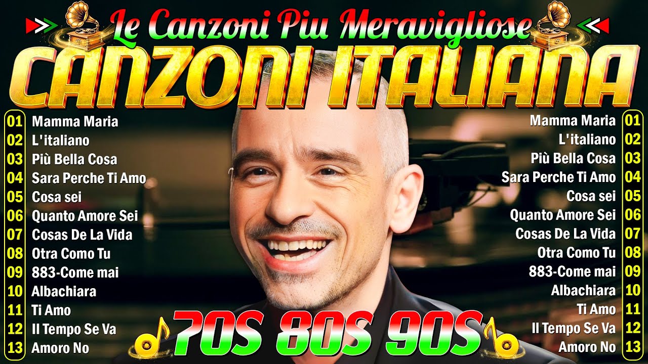 Migliori Canzoni Italiane più belle di tutti i tempi 💿 Musica italiana anni 70 80 90 i migliori