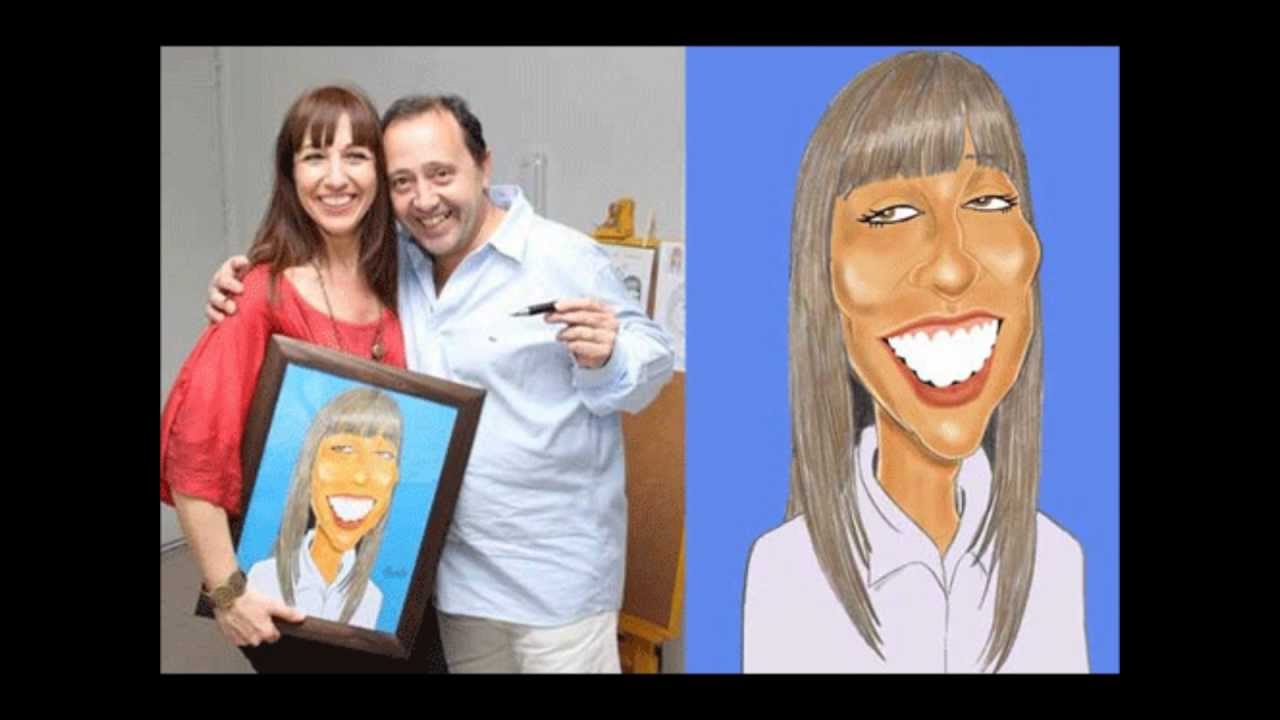 SOUVENIRS PARA FIESTAS Y EVENTOS - CARICATURAS GABY CUESTA caricaturas de amor