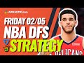 NBA DFS PICKS: DRAFTKINGS & FANDUEL DAILY FANTASY BASKETBALL STRATEGY | FRIDAY 2/5/21
