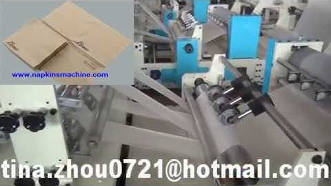 High Speed Napkin Folding machine to make Lunch Napkin