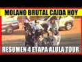 Juan Sebas MOLANO BRUTAL CAIDA RESUMEN 4 ETAPA ALULA TOUR 2024