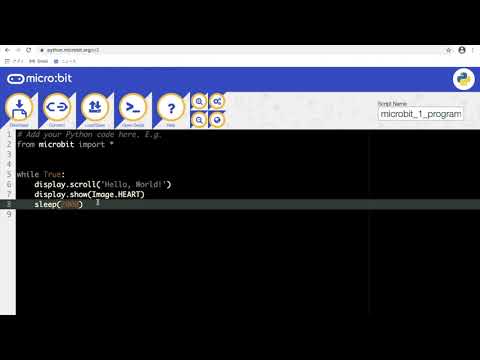 【IWRC2020】micro:bitをPythonで動かしてみた