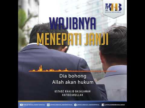 Khb Vidgram Wajibnya Menepati Janji Youtube
