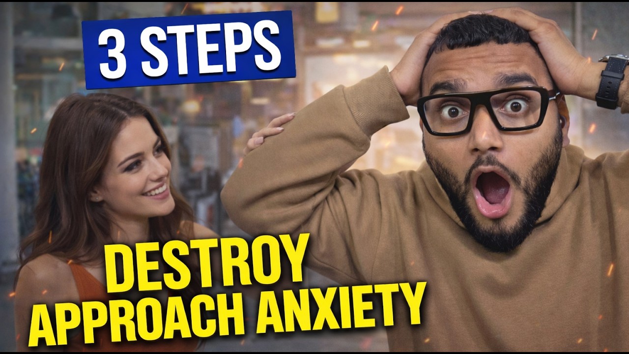 3 Steps To Overcome Approach Anxiety | Step-by-step Guide To Conquer ...