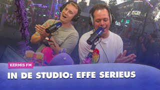 Effe Serieus - Baila De Gasolina inclusief diepte-interview🎤🎶🔥 | TILBURGSE KERMIS🎡 | KERMIS FM 2025💜