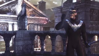 BATMAN: ARKHAM CITY - Rooftop Rumble EXTREME | PERFECT COMBAT (Nightwing: Animated Series)
