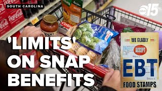 Governor to set limits on SNAP benefits.