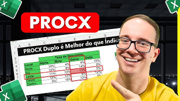 PROCX Duplo é melhor que Índice e Corresp?