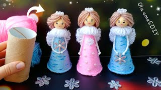 👼🎄 Superb Christmas Angel Making Idea with Yarn - Easy Way to Make It !! DIY Amazing Christmas Decor