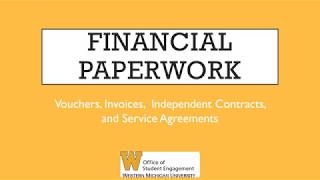 RSO Orientation (Module #7 - Financial Paperwork)