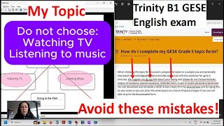 видео: Trinity B1 GESE Моя тема: Не совершайте этих ошибок! Включает хорошие примеры для подготовки к ва... картинка: Trinity B1 GESE Моя тема: Не совершайте этих ошибок! Включает хорошие примеры для подготовки к ва...