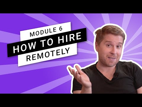 How To Hire Remotely - Module 6 - Running Remote