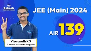 AIR 139 - JEE Main 2024 Results - Viswanath KS - Does Talking to Parents Help to Ace Challenges?