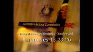 1998 Australian Federal Election AEC Postal Vote Ad
