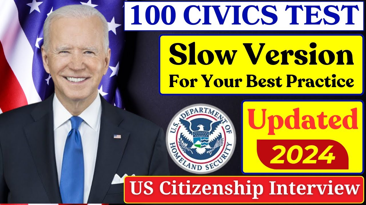 New! 100 Civics Test Questions & Answers for US Citizenship Interview ...