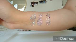 COLOURPOPXDISNEY VILLIAN'S COLLAB GLITTERALLY OBSESSED LIVE SWATCH DUPES!!!!