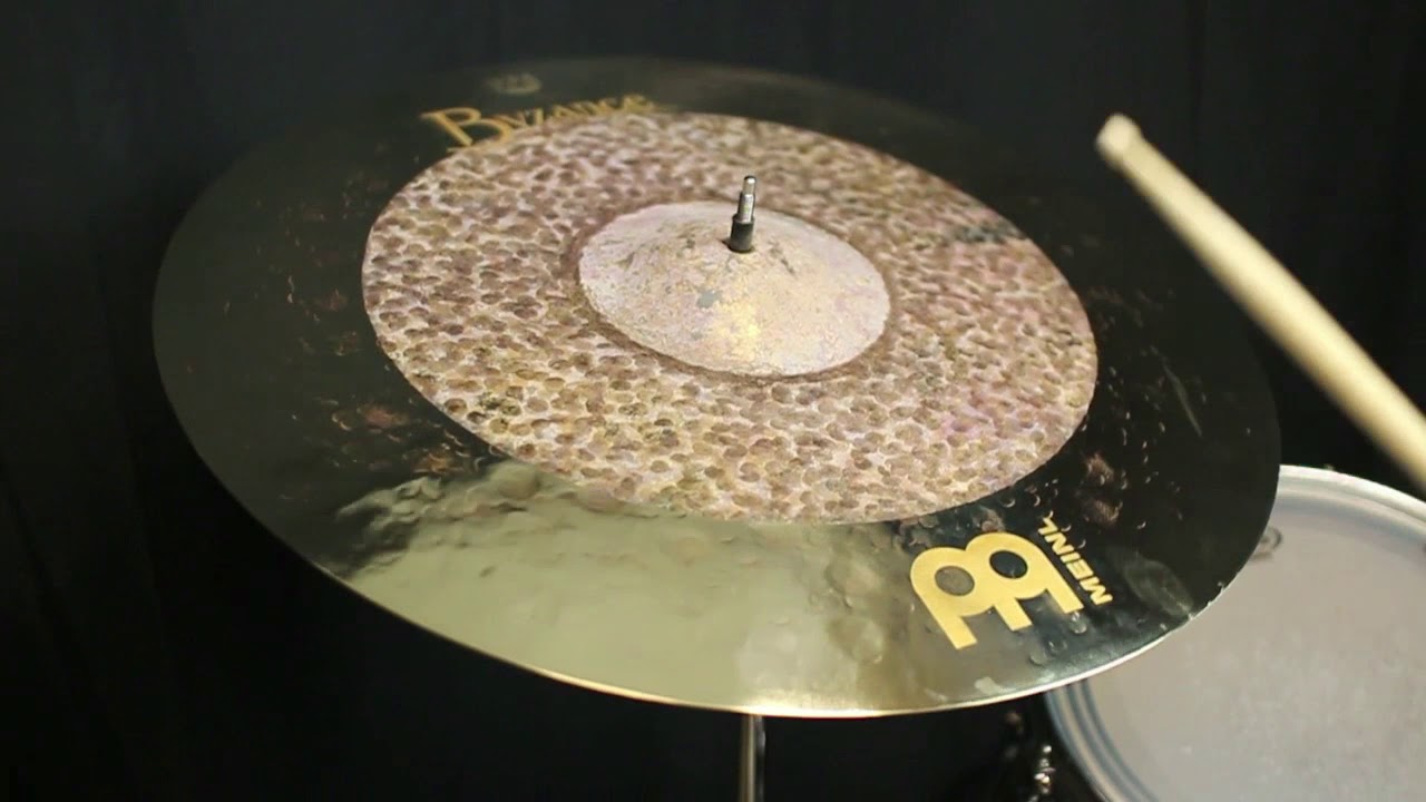 Meinl 22" Byzance Extra Dry Dual CrashRide YouTube