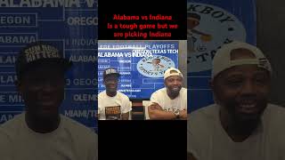 We are picking Indiana over Alabama! #cfbplayoffs #cfbpredictions #alabamafootball #indianahoosiers