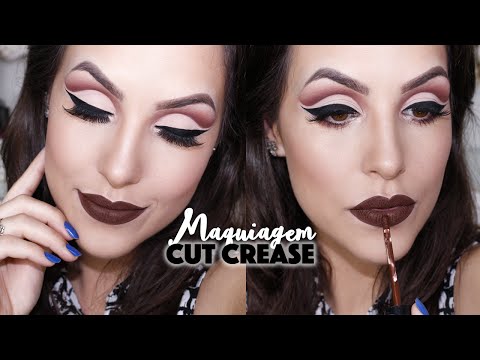 Maquiagem com Efeito Profissional - Makeup Tutorial Cut Crease 