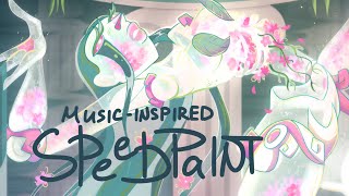Tokyo Flowers | Medibang Speedpaint | Music inspired (Kamas)