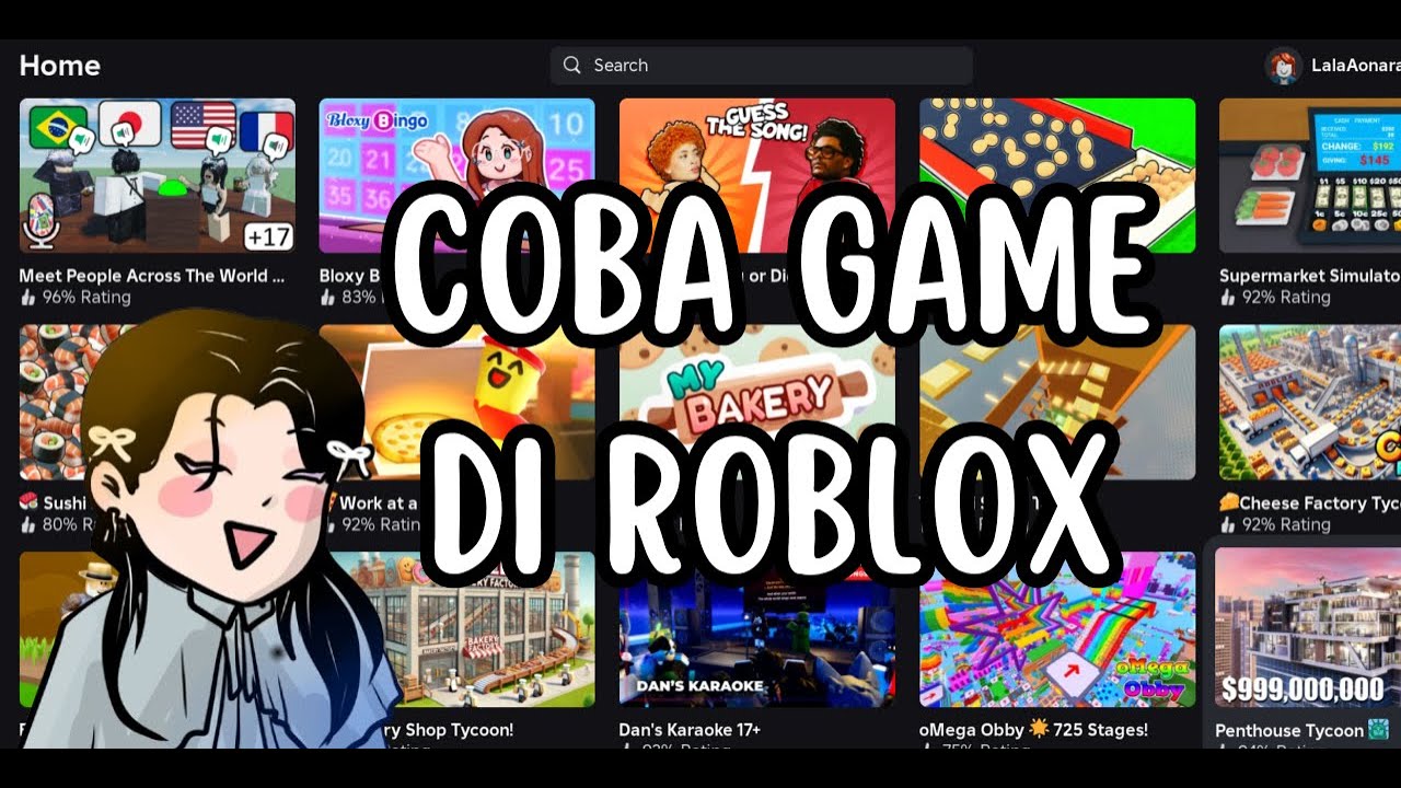 [ROBLOX STREAM] SARAN GAME YANG SERU DONG! - YouTube