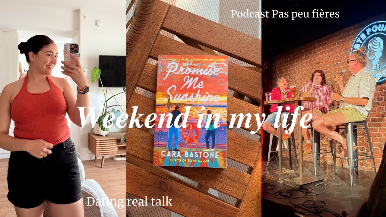Summer weekend in my life: Podcast live Pas peu fières, Pilates & Dating Real talk☀️