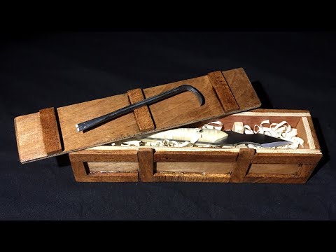 Making a Miniature Shipping Crate & Crowbar