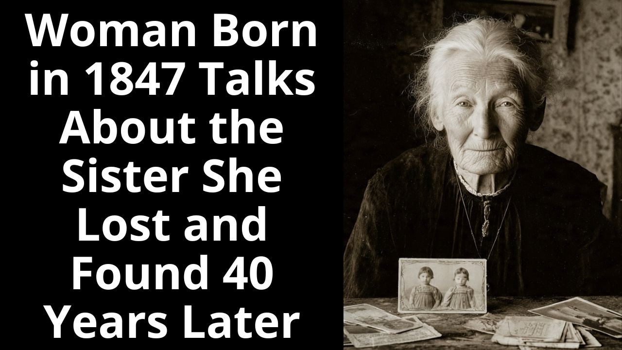Woman Born in 1847 Talks About the Sister She Lost and Found 40 Years Later - Enhanced Audio