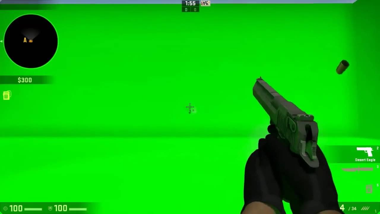 Green Screen CSGO pistol Chromakey - YouTube